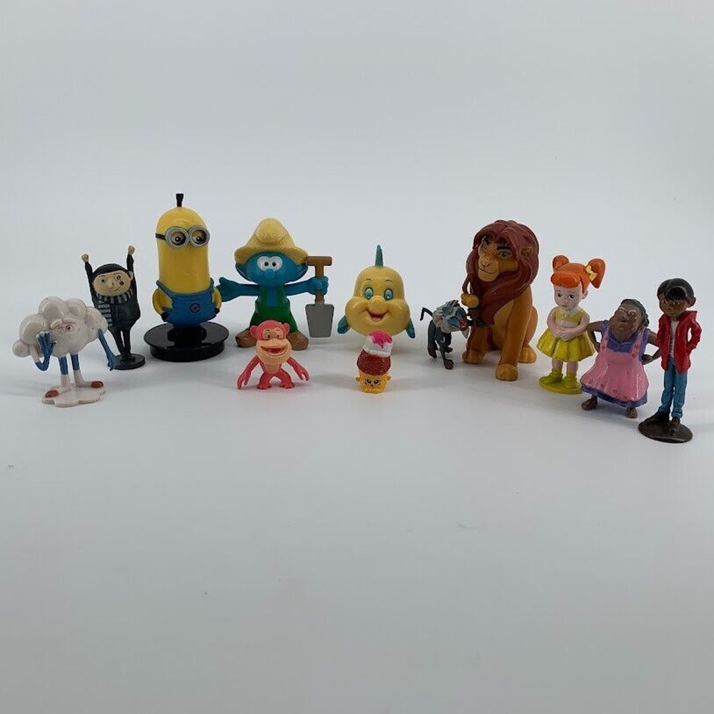 Random Assortment Mixed Lot Of Disney and Various Action Figures & Figurines